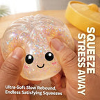 Glitter Dumpling Squishy -  Random-4/12PCS-（Pre-Order – Ships in 10 Days）