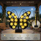 Solar Butterfly Light Elegant Glow for Your Outdoor Space
