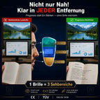 Ultra-Light Rimless Reading Glasses