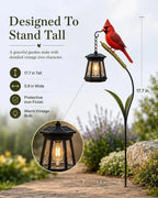 Cardinal Solar LED Light Decor