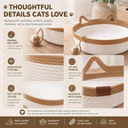 Hand-Woven Cotton Rope Cat Bed