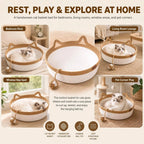 Hand-Woven Cotton Rope Cat Bed