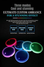 1LED Car Cup Holder Coasters-2 PCS