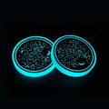 1LED Car Cup Holder Coasters-2 PCS