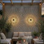 1Decorative Solar Mandala Lights 2 Pcs