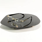 Rimless Metal Anti-Blue Light Reading Glasses 2 Pcs