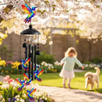 Hummingbird Metal Wind Chime