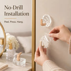 10-Pack Heavy-Duty Adhesive Hooks – Strong Hold. No Drilling