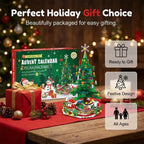 24-Day Christmas Countdown Building Block Set