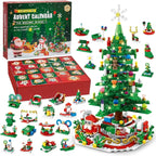 24-Day Christmas Countdown Building Block Set