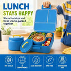Insulated Bento Lunch Box with Soup Jar
