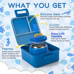 Insulated Bento Lunch Box with Soup Jar