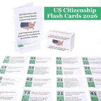 U.S. Citizenship Test Flash Cards English & Spanish