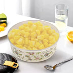5-Piece Enamel Mixing Bowl Set with Lids