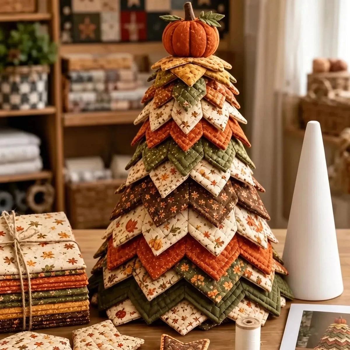 Quilted DIY Tabletop Tree Kit