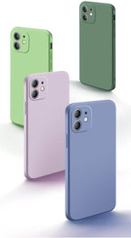 Square Pastel Silicone iPhone Case