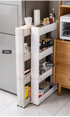Wheeled Mobile Tiny Storage Shelf