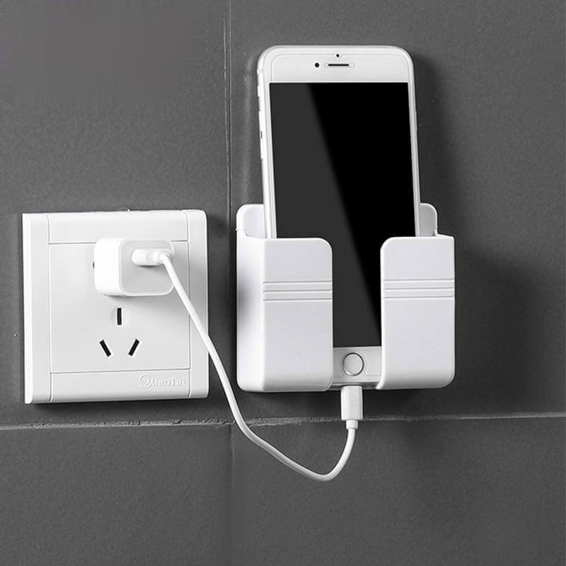 Drill-Free Wall Phone Electronic Holder