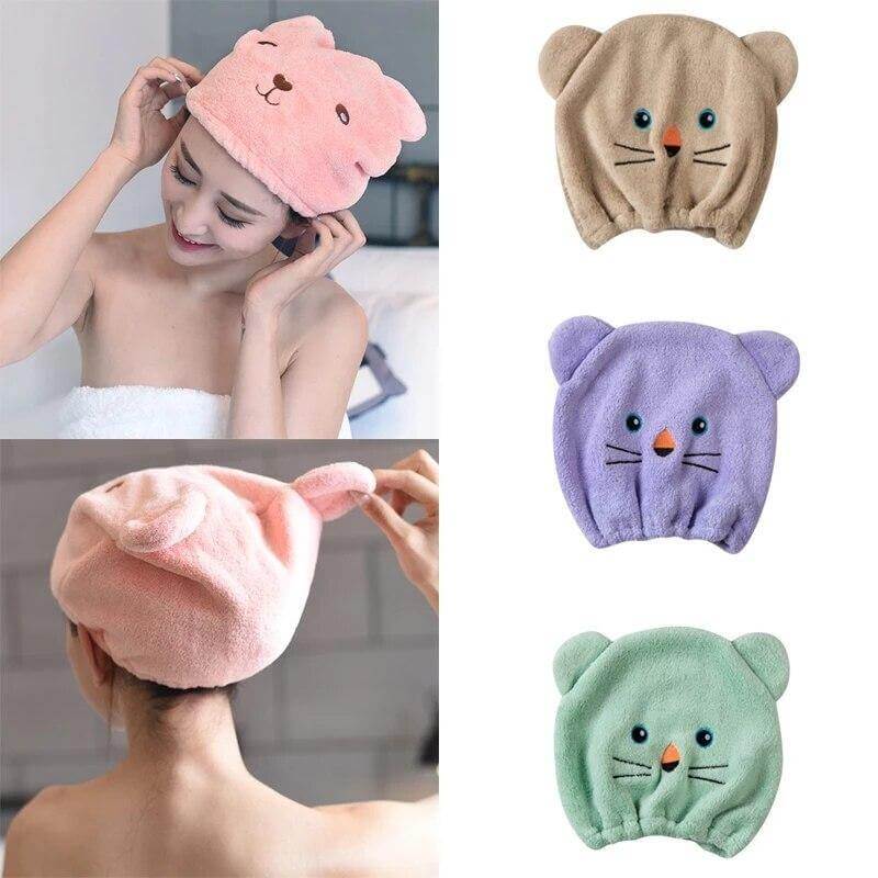 Microfiber Breathable Quick Dry Hair Hat