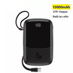 Built-in Charger Mini Power Bank