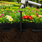 No Dig Garden Edging with 30 Stakes, Flexible Landscape Border