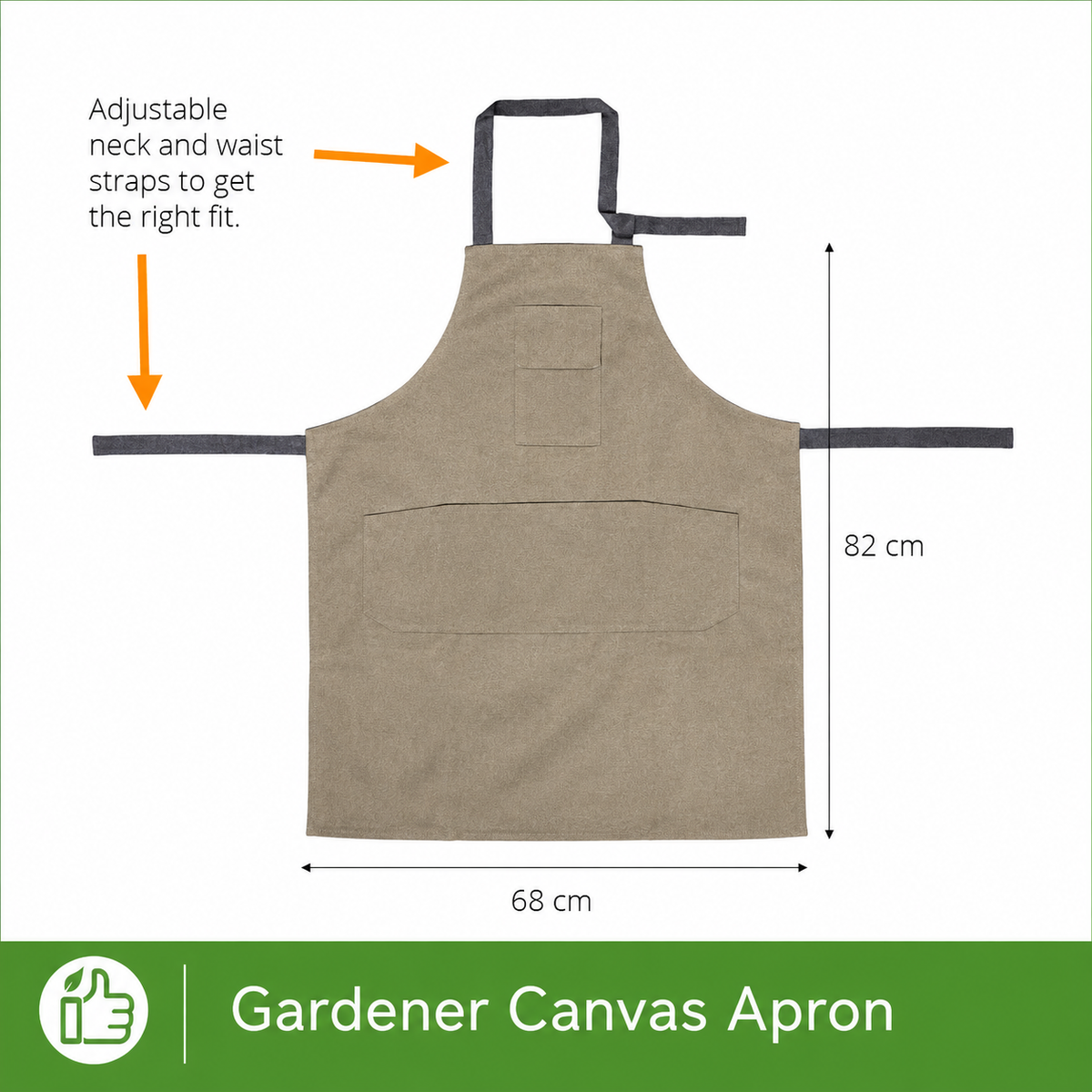 Gardener Canvas Gardening Apron