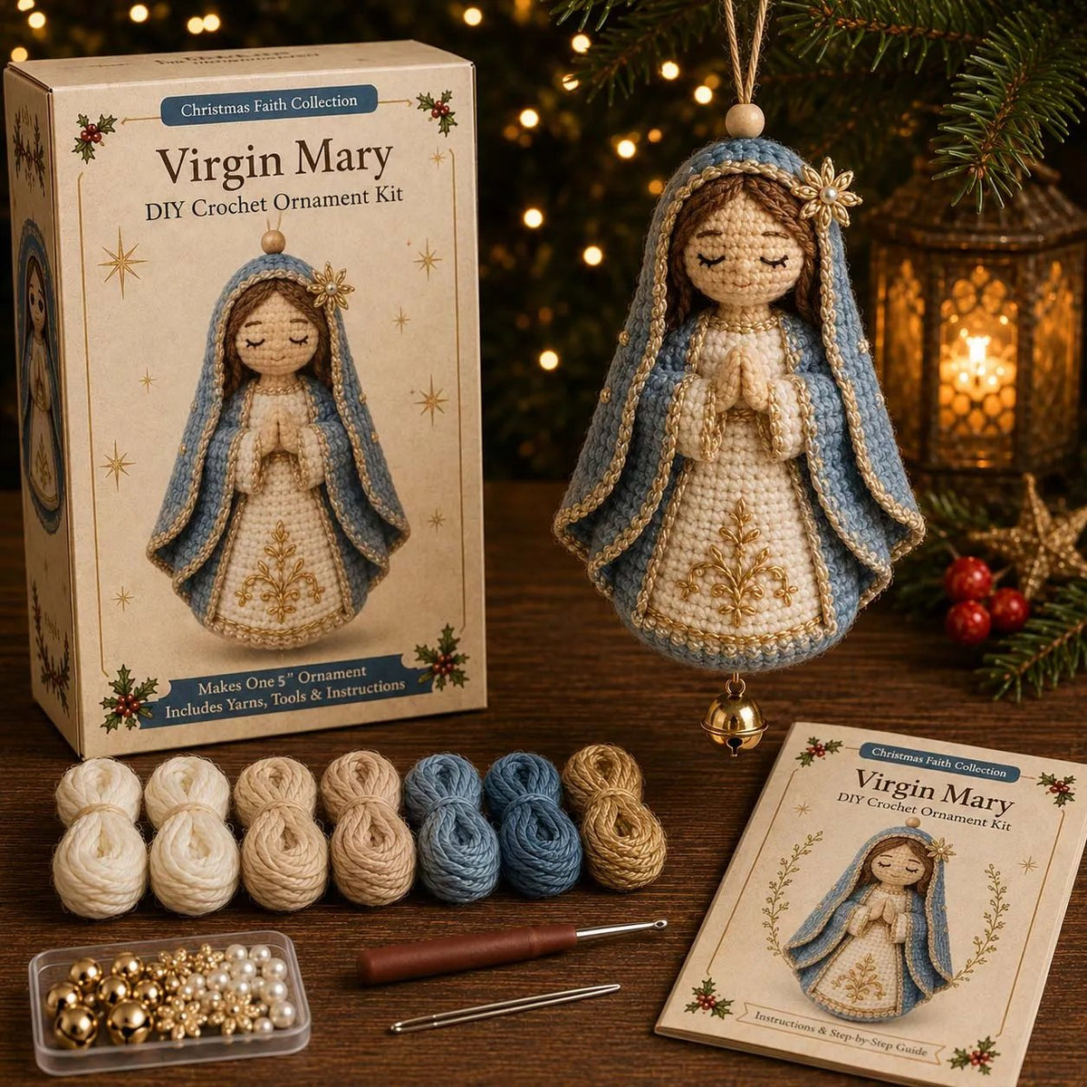 Beginner-Friendly Christmas Character DIY Ornament Kit