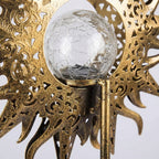 Solar Garden Stake Light with Decorative Pattern for Pathway and Yard