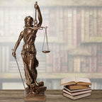 Decoration statue of the goddess of justice