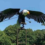 Metallic Eagle Wing Fluttering Spinner