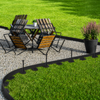 No Dig Garden Edging with 30 Stakes, Flexible Landscape Border