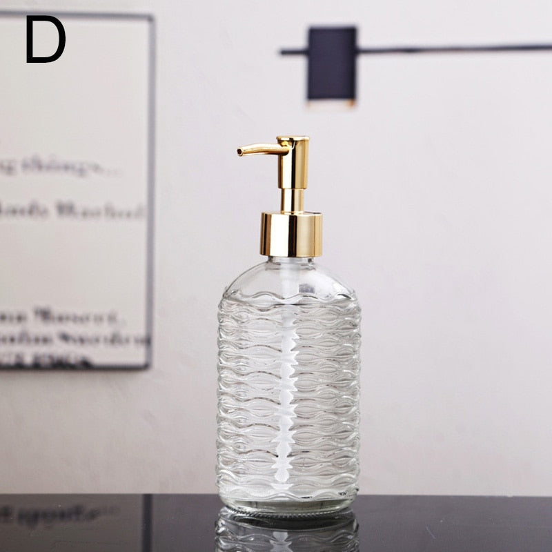 Glass Liquid Soap Dispenser