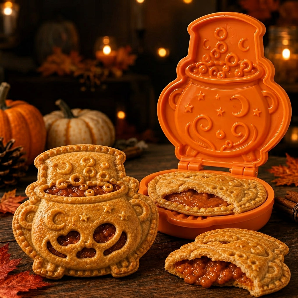 8-Design Halloween Hand Pie Mold Collection