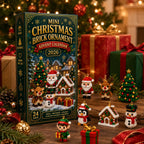 Build & Hang Christmas Countdown – 24 Mini Holiday Brick Ornaments