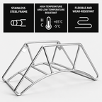 304 Stainless Steel Wall Mounted Hose Holder Rack for Garden Hose