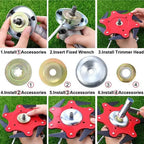 Pro | Versatile trimmer head with 6 blades