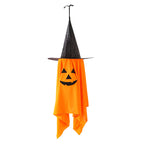 2-Pack Outdoor Halloween Pumpkin Ghost Hanging Decorations for Porch & Yard
