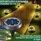 Solar Ground Lights Outdoor Waterproof Solar Powered Pathway Lights