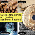 Heavy-Duty Wood Carving Disc Set (3PCS)