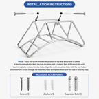 304 Stainless Steel Wall Mounted Hose Holder Rack for Garden Hose