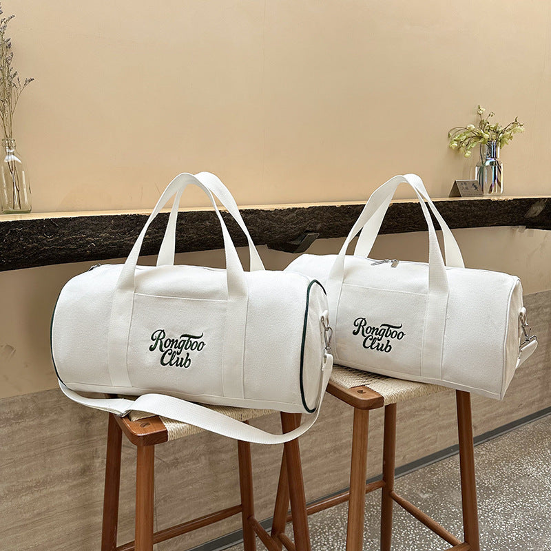Canvas Duffle Bag for Gym Travel Weekend Shoulder Bag