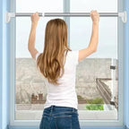 32mm Stainless Steel Tension Rod, Adjustable No Drill Rod for Closet, Curtain & Bathroom