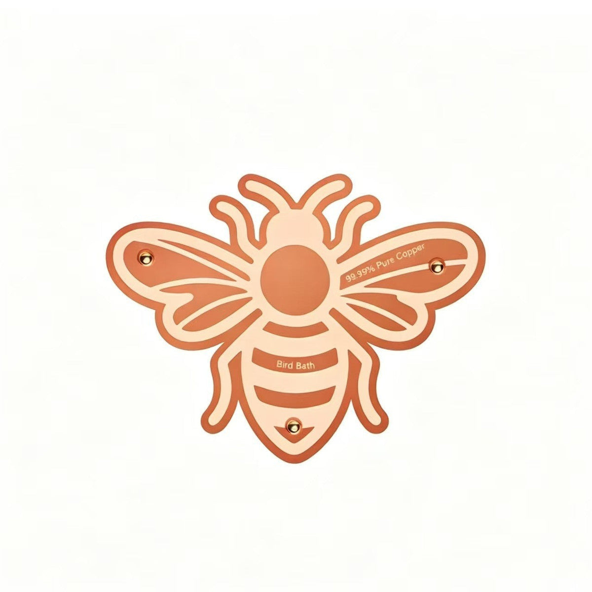 Copper Bird Bath Algae Control Disc for Cleaner Water