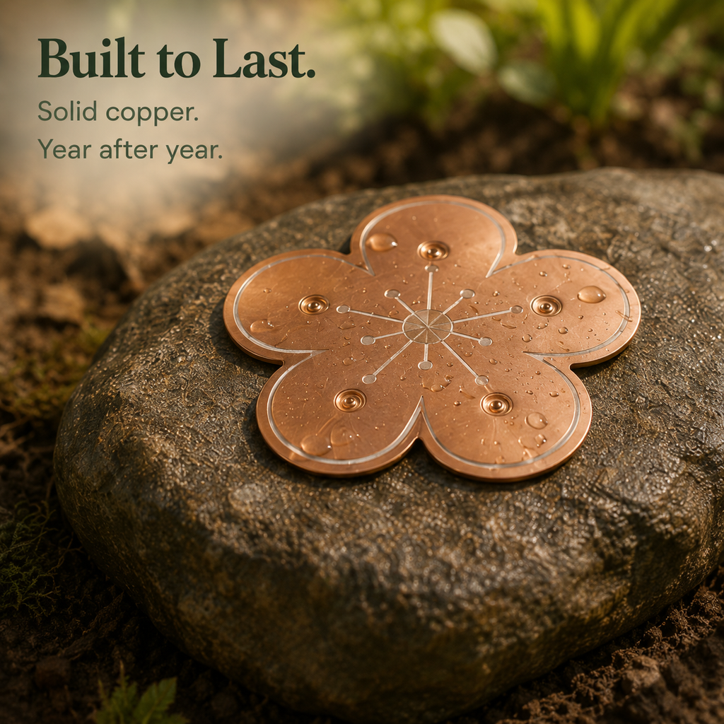 Copper Bird Bath Algae Control Disc for Cleaner Water