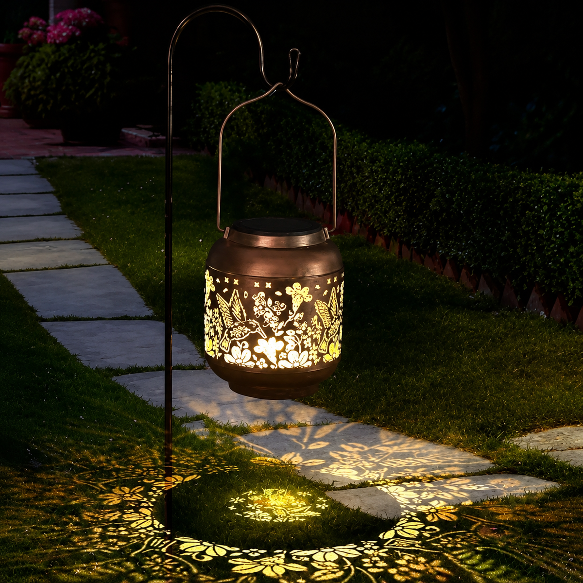 Butterfly Solar Lantern – Outdoor Hanging Garden Decor for Patio Yard