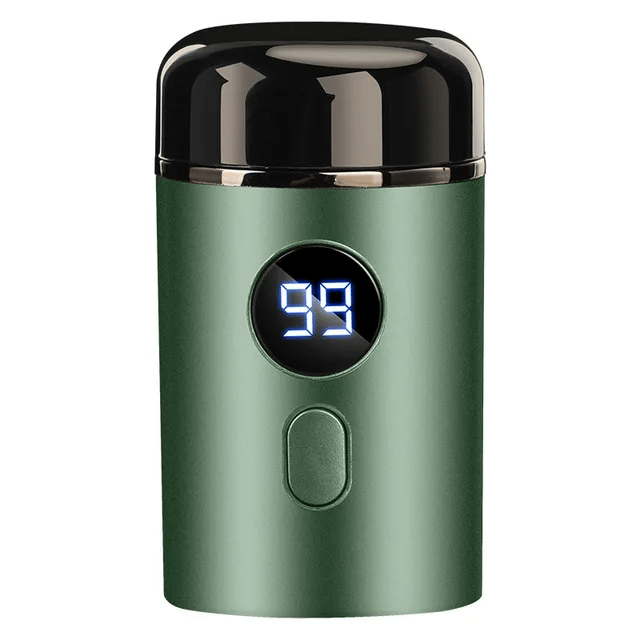Mini Electric Razor — Portable waterproof grooming device with 15 blades
