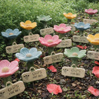 Flower Shaped Bee Watering Station for Garden and Outdoor Use