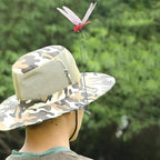 Dragonfly Clip with Waterproof Wings and Iron Reinforced Attachment for Mosquito Deterrent