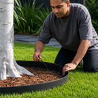 No Dig Garden Edging with 30 Stakes, Flexible Landscape Border