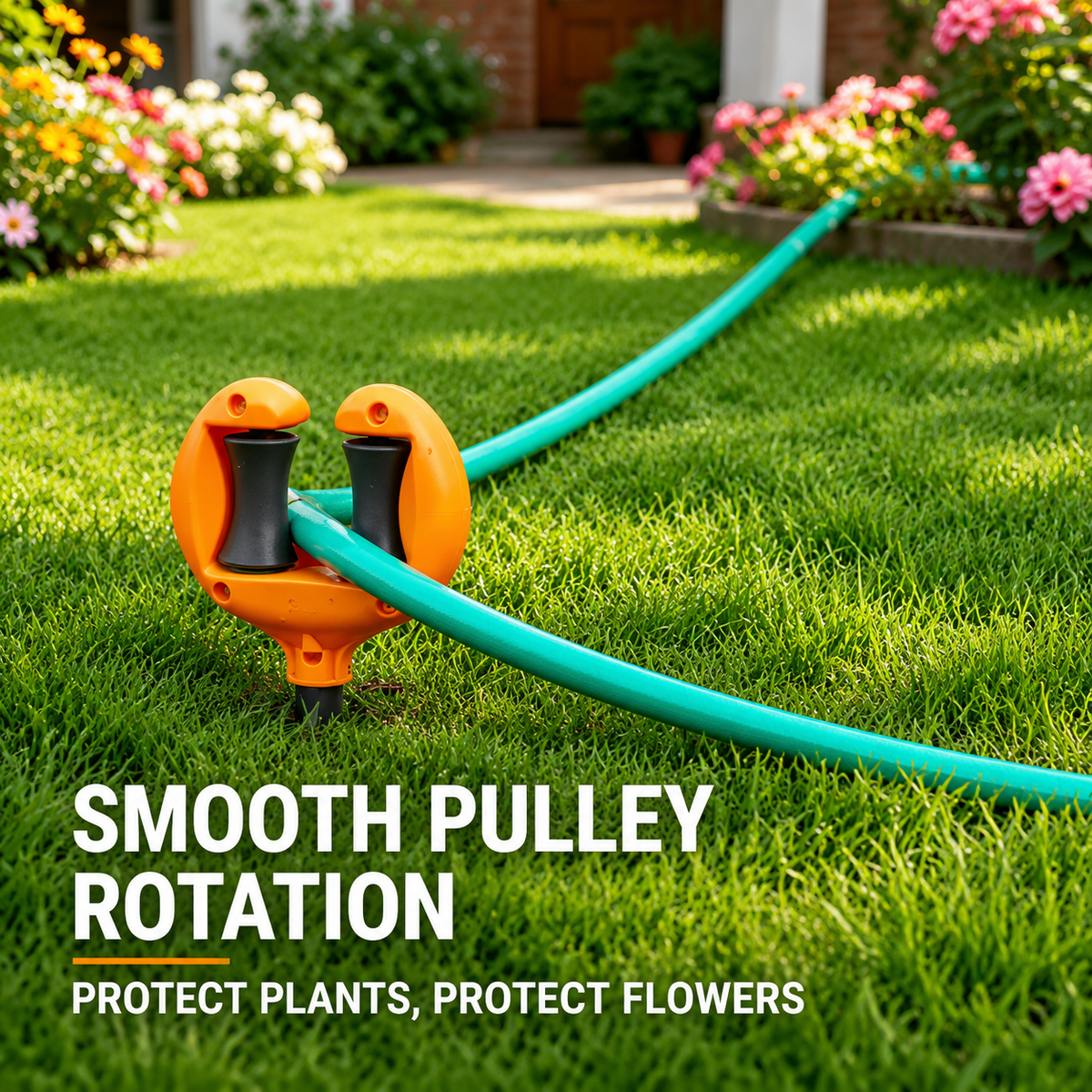 Garden Hose Stand for Outdoor Plants – Smooth Hose Guide & Positioner